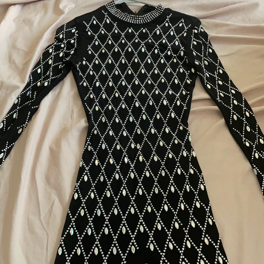 One piece bling body suit